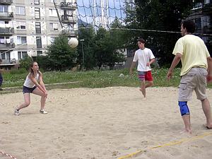 Ivka spracovala loptu par�dne ako v�dy.