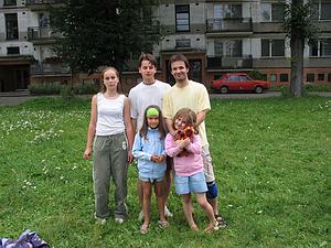 Ivka, Roman a Milan so svojimi fan��ikmi.